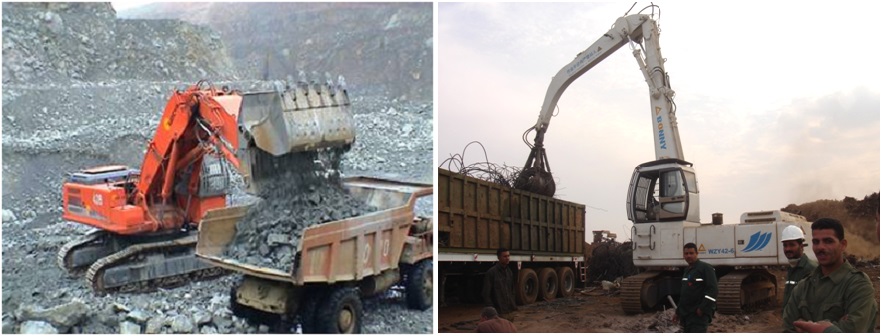 挖掘機(jī)、抓鋼機(jī)